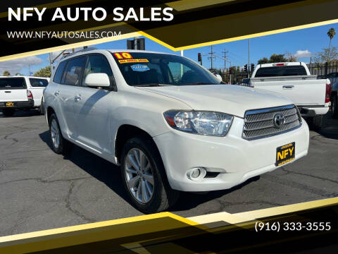 2010 Toyota Highlander Hybrid for sale at NFY AUTO SALES in Sacramento CA