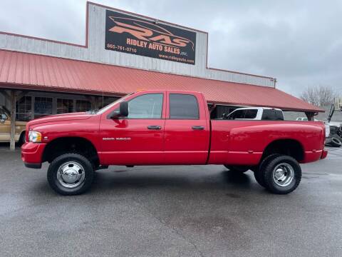 2003 Dodge Ram 3500 for sale at Ridley Auto Sales, Inc. in White Pine TN