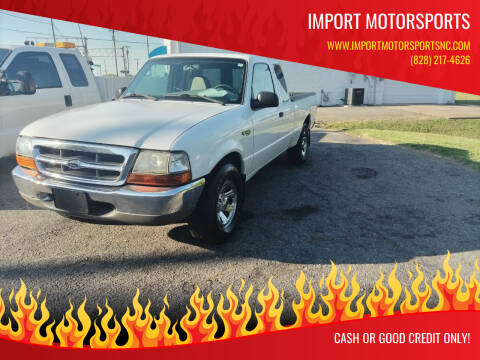 2000 Ford Ranger for sale at IMPORT MOTORSPORTS in Hickory NC