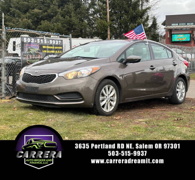 2014 Kia Forte for sale at Carrera Auto Broker & Finance LLC in Salem OR