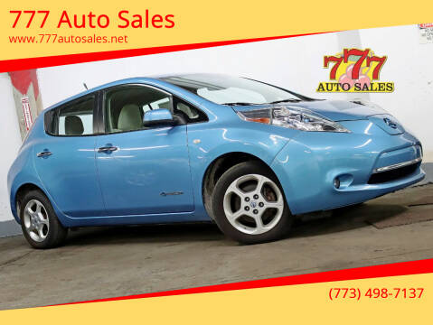 2012 Nissan LEAF for sale at 777 Auto Sales in Bedford Park IL