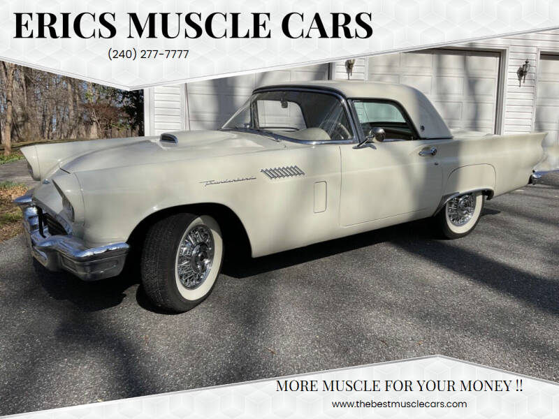 1957 Ford Thunderbird for sale at Erics Muscle Cars in Clarksburg MD