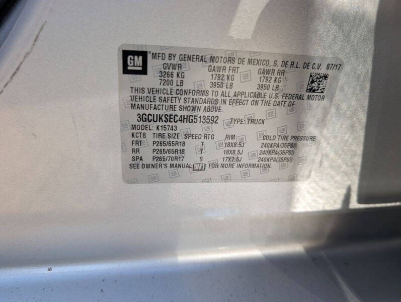 2017 Chevrolet Silverado 1500