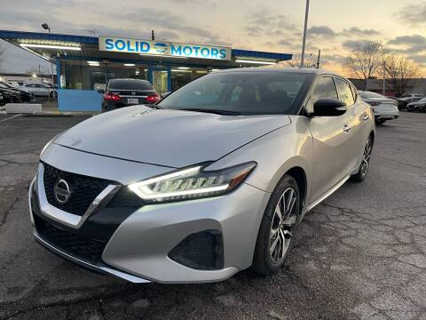 2021 Nissan Maxima for sale at SOLID MOTORS LLC in Garland TX