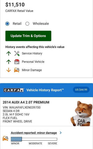 2014 Audi A4 2.0T Premium
