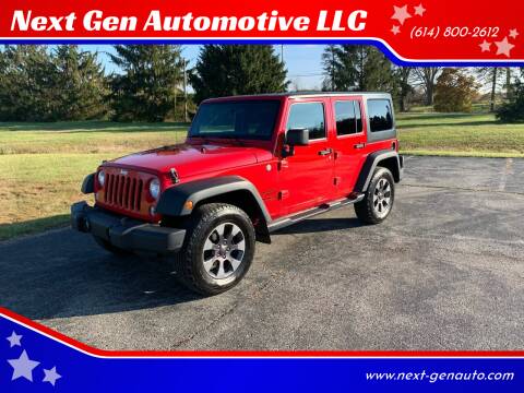 2014 Jeep Wrangler Unlimited for sale at Next Gen Automotive LLC in Pataskala OH