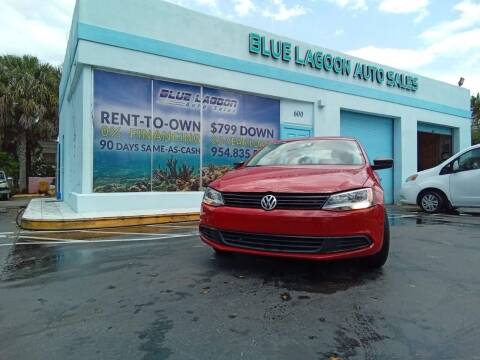 2012 Volkswagen Jetta for sale at Blue Lagoon Auto Sales in Plantation FL