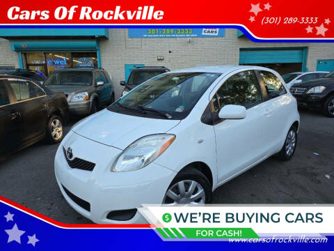 2011 Toyota Yaris for sale at Cars Of Rockville in Rockville MD