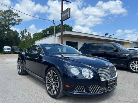 2013 Bentley Continental for sale at Texas Luxury Auto in Houston TX