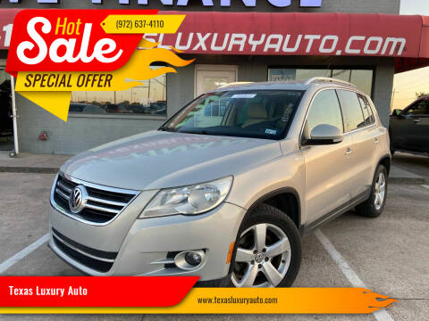 2010 Volkswagen Tiguan for sale at Texas Luxury Auto in Cedar Hill TX