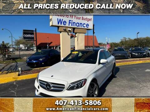 2015 Mercedes-Benz C-Class for sale at American Financial Cars in Orlando FL