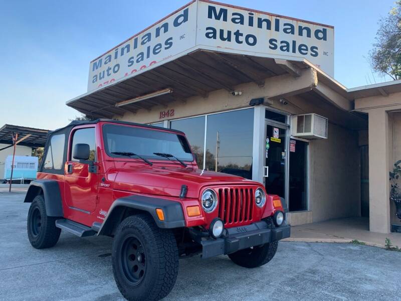 2004 Jeep Wrangler for sale at Mainland Auto Sales Inc in Daytona Beach FL