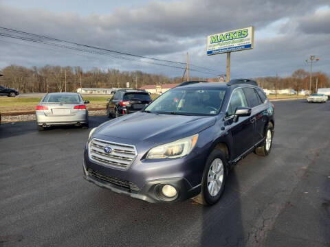 2015 Subaru Outback for sale at Mackes Family Auto Sales LLC in Bloomsburg PA