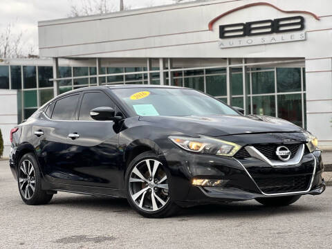 2016 Nissan Maxima for sale at BBB AUTO SALES in Nashville TN