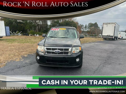 2012 Ford Escape for sale at Rock 'N Roll Auto Sales in West Columbia SC