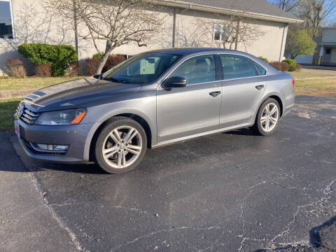 2014 Volkswagen Passat for sale at McCully's Automotive in Benton KY