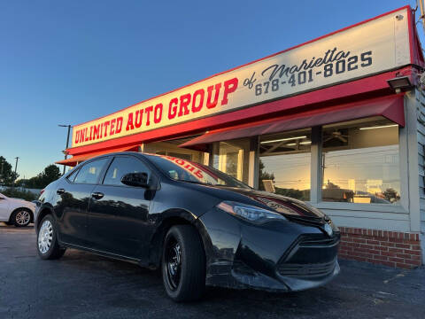 2017 Toyota Corolla for sale at Unlimited Auto Group of Marietta in Marietta GA