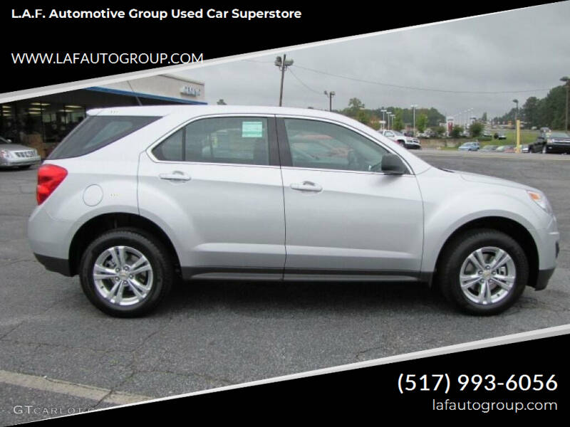 2012 Chevrolet Equinox for sale at L.A.F. Automotive Group Used Car Superstore in Lansing MI