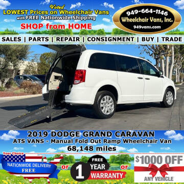 2019 Dodge Grand Caravan for sale at Wheelchair Vans Inc in Laguna Hills CA