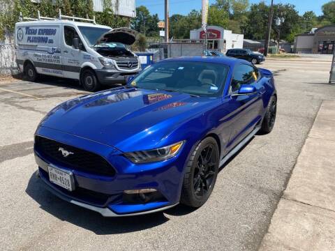 2015 Ford Mustang for sale at 4 Girls Auto Sales in Houston TX