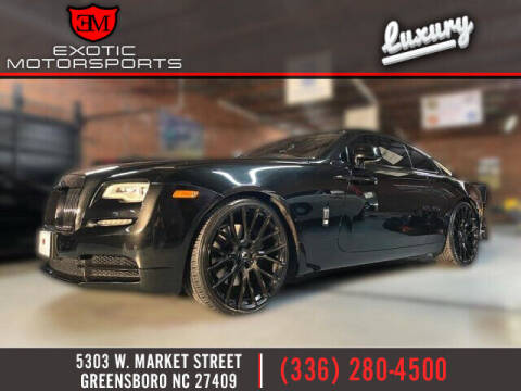 2017 Rolls-Royce Wraith for sale at Exotic Motorsports in Greensboro NC