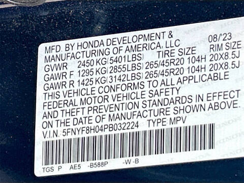 2023 Honda Passport Elite