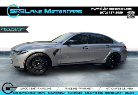 2022 BMW M3 for sale at Skylane Motorcars - Off-site Inventory in Carrollton TX