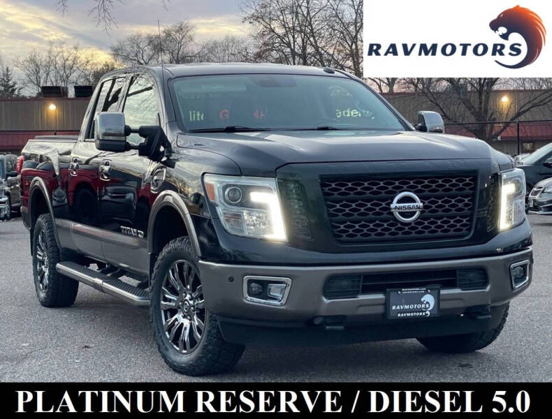 2018 Nissan Titan XD for sale at RAVMOTORS- Burnsville in Burnsville MN