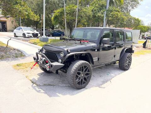 2014 Jeep Wrangler Unlimited for sale at Guru Auto Sales in Miramar FL