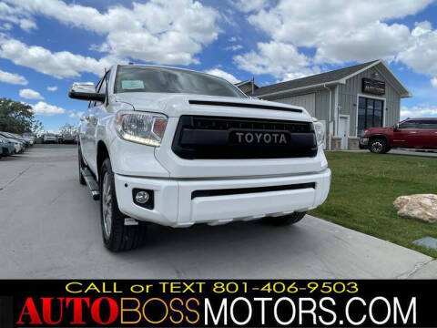 2015 Toyota Tundra for sale at Auto Boss in Woods Cross UT