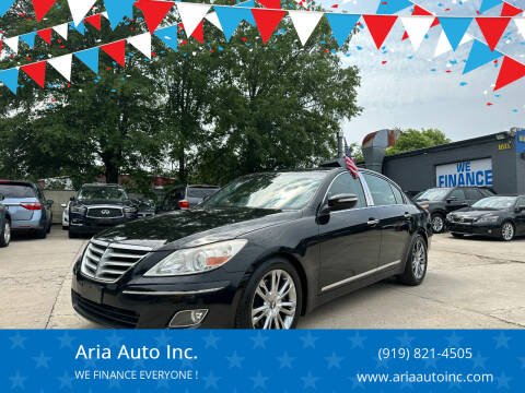2009 Hyundai Genesis for sale at Aria Auto Inc. in Raleigh NC