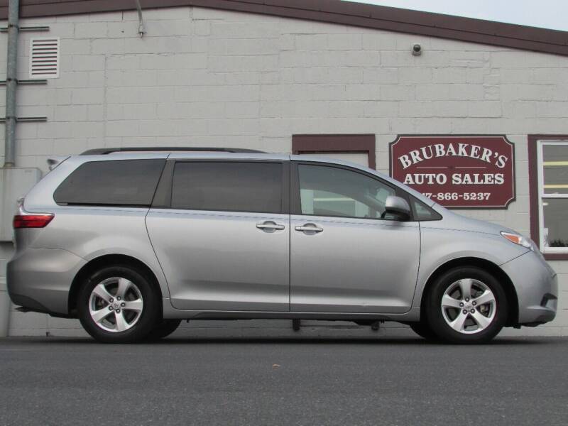 2015 Toyota Sienna for sale at Brubakers Auto Sales in Myerstown PA