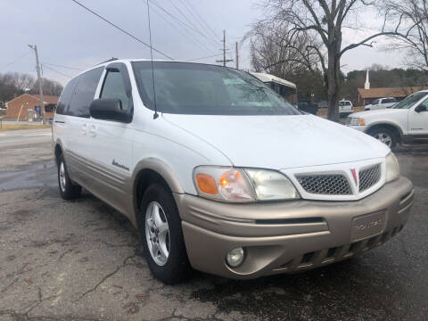 2002 Pontiac Montana for sale at Creekside Automotive in Lexington NC