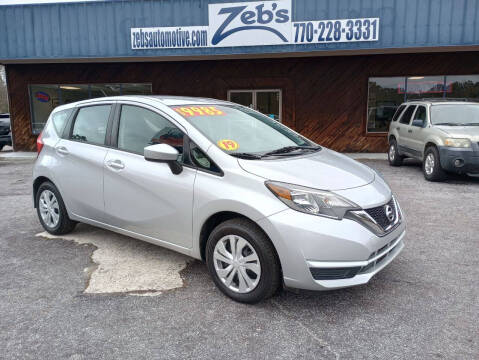 2019 Nissan Versa Note for sale at Zeb's Automotive in Griffin GA