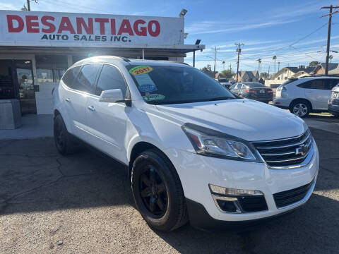 2017 Chevrolet Traverse for sale at DESANTIAGO AUTO SALES in Yuma AZ