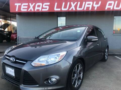 2013 Ford Focus for sale at Texas Luxury Auto in Cedar Hill TX