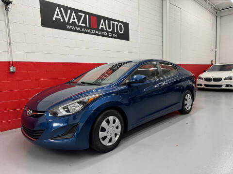 2016 Hyundai Elantra for sale at AVAZI AUTO GROUP LLC in Gaithersburg MD