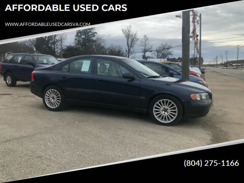 2003 Volvo S60 for sale at AFFORDABLE USED CARS in North Chesterfield VA