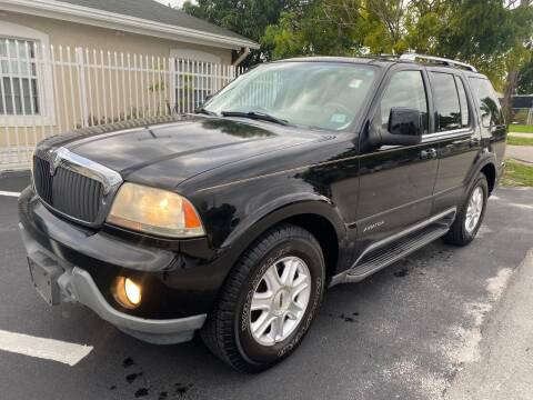 2003 Lincoln Aviator for sale at UNITED AUTO BROKERS in Hollywood FL