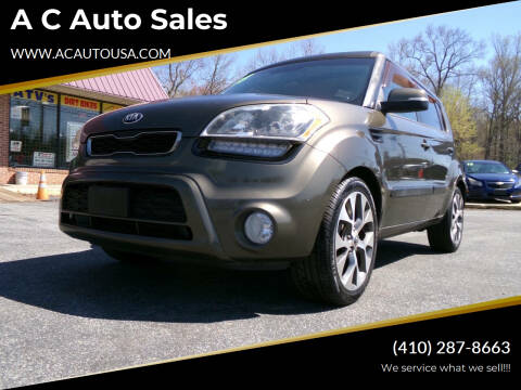 2013 Kia Soul for sale at A C Auto Sales in Elkton MD