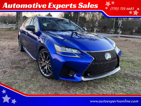 2018 Lexus GS F for sale at Automotive Experts Sales in Statham GA