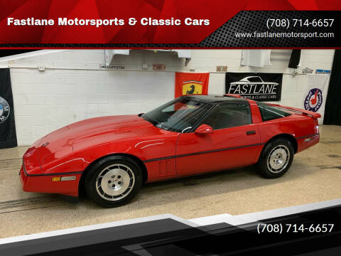 1986 Chevrolet Corvette for sale at Fastlane Motorsports & Classic Cars in Addison IL