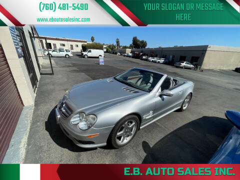 2003 Mercedes-Benz SL-Class for sale at E.B. Auto Sales Inc. in Vista CA