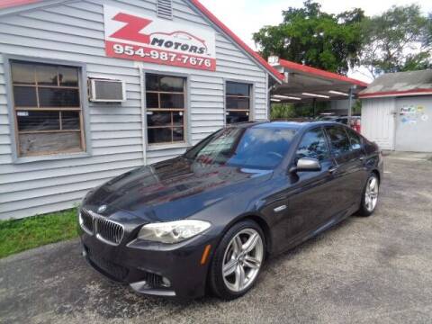 2013 BMW 5 Series for sale at Z Motors in North Lauderdale FL