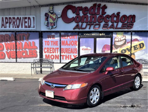 2008 Honda Civic for sale at Credit Connection Auto Sales in Midwest City OK
