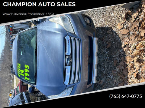 2014 Subaru Outback for sale at CHAMPION AUTO SALES in Brookville IN