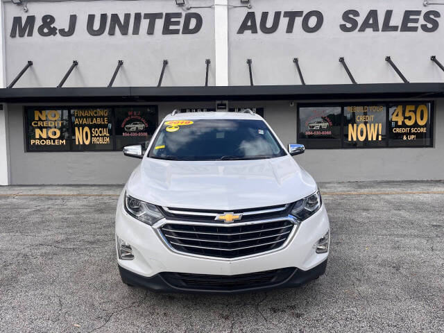 2019 Chevrolet Equinox for sale at M & J UNITED AUTO SALES in LAUDERDALE LAKES, FL