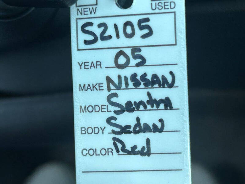 2005 Nissan Sentra 1.8