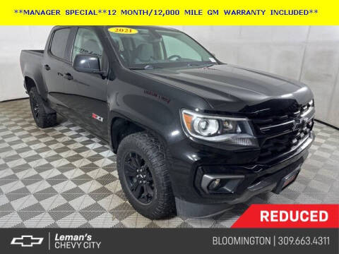 2021 Chevrolet Colorado for sale at Leman's Chevy City in Bloomington IL