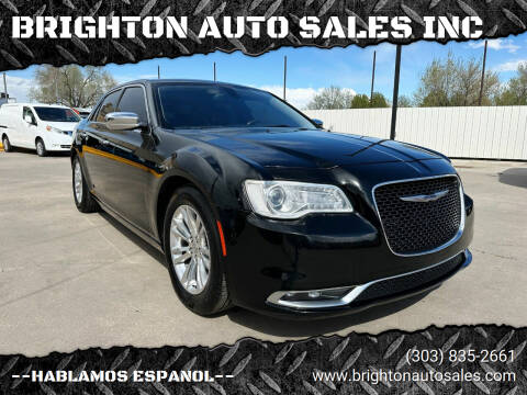 2016 Chrysler 300 for sale at BRIGHTON AUTO SALES INC in Brighton CO